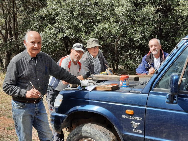 Volunteers on the Andorra Trail